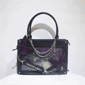 Elegant Gothic Butterflies Bag ON1456 - purple
