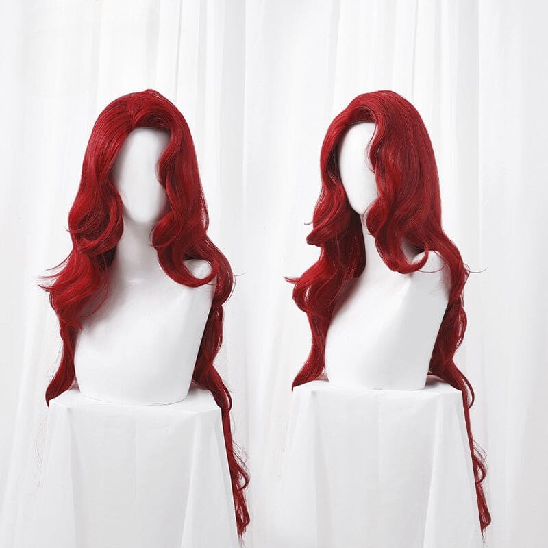 Elegant Princess Bloddy Red Curly Wig ON1185 - Red