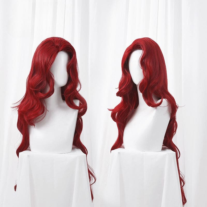 Elegant Princess Bloddy Red Curly Wig ON1185 - Red