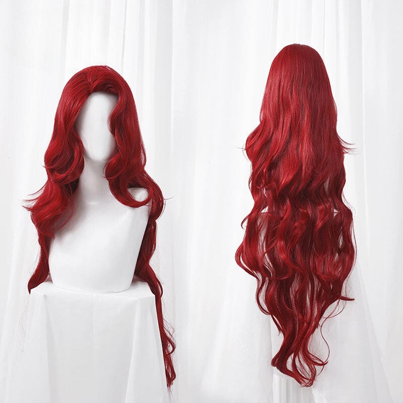 Elegant Princess Bloddy Red Curly Wig ON1185 - Red