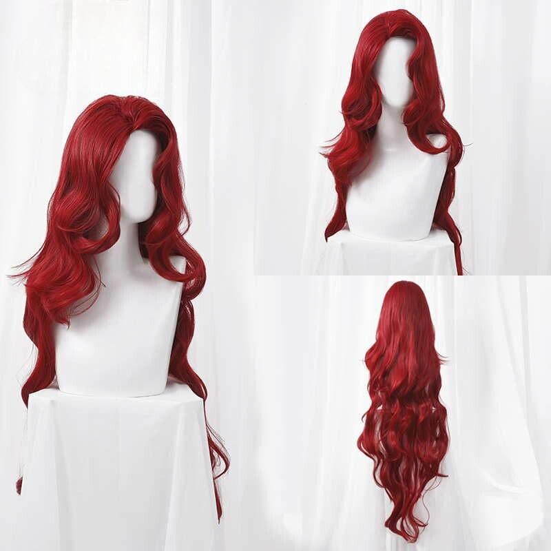 Elegant Princess Bloddy Red Curly Wig ON1185 - Red