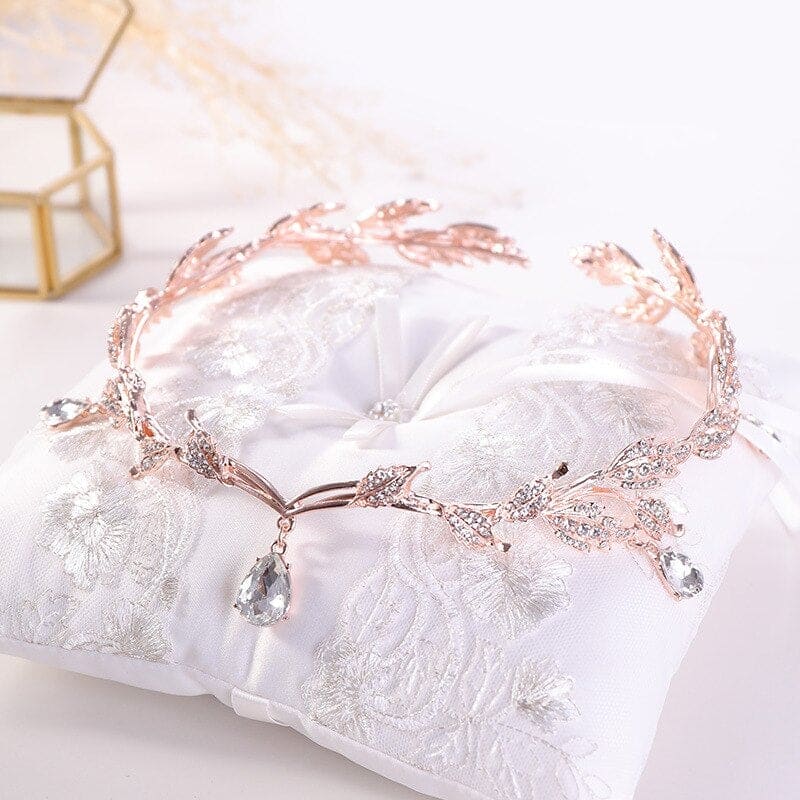 Elegant Princess Crystal Crown Bridal Hair Jewelry MM2228