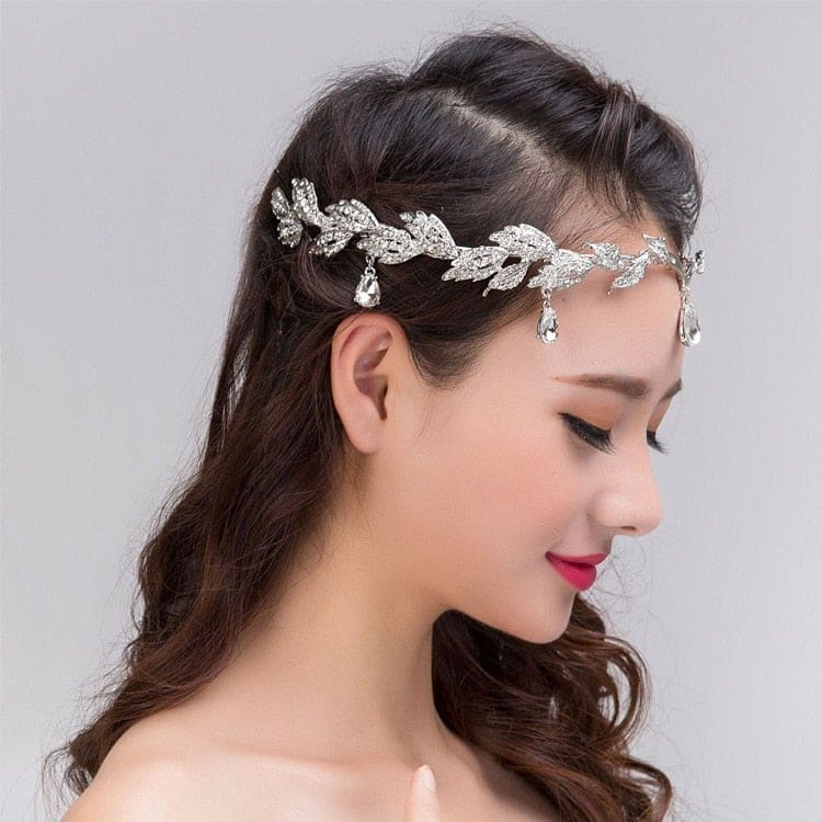 Elegant Princess Crystal Crown Bridal Hair Jewelry MM2228