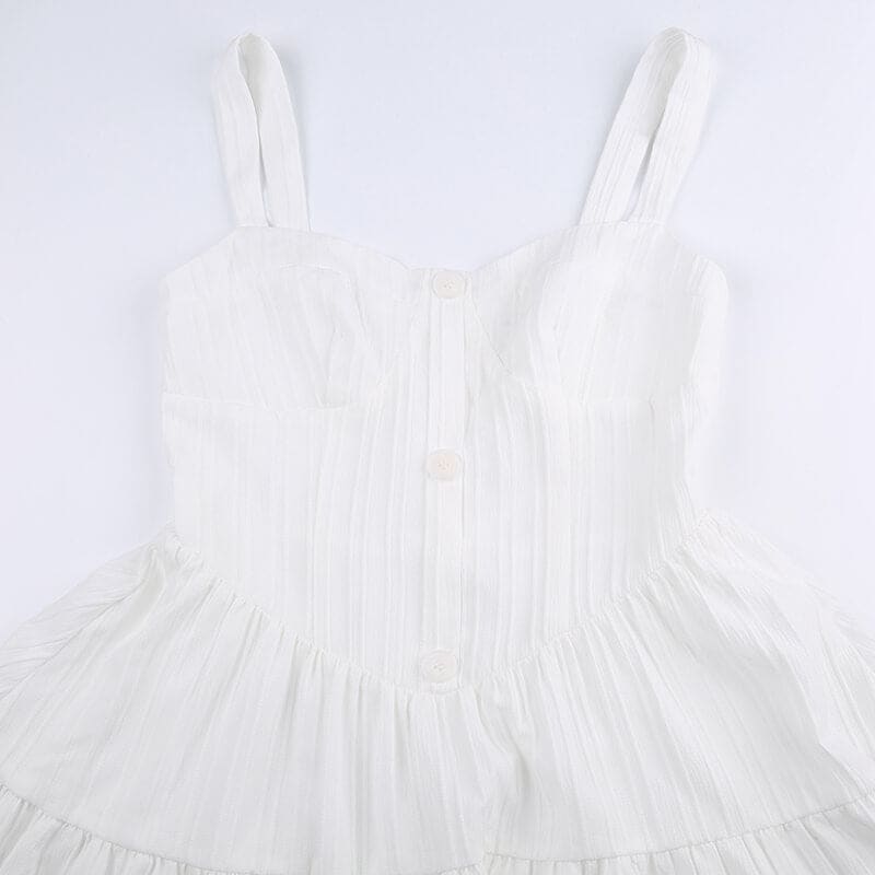 Elegant Princess Suspender Dress - Dresses