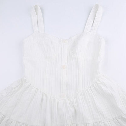 Elegant Princess Suspender Dress - Dresses