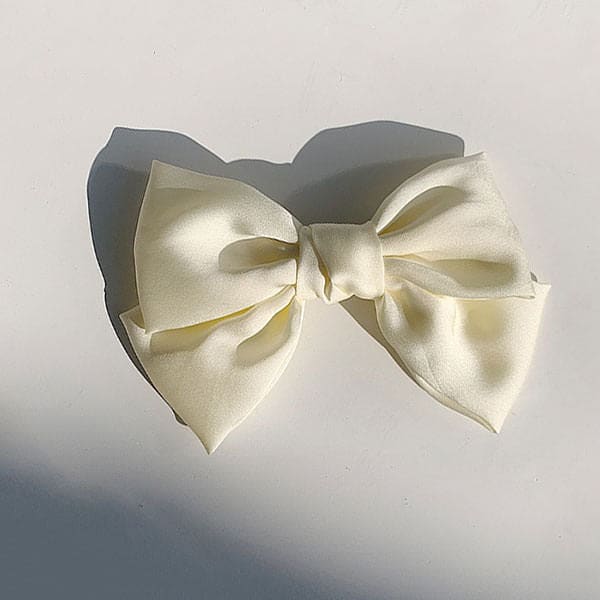 Elegant Satin Hair Bow - Other