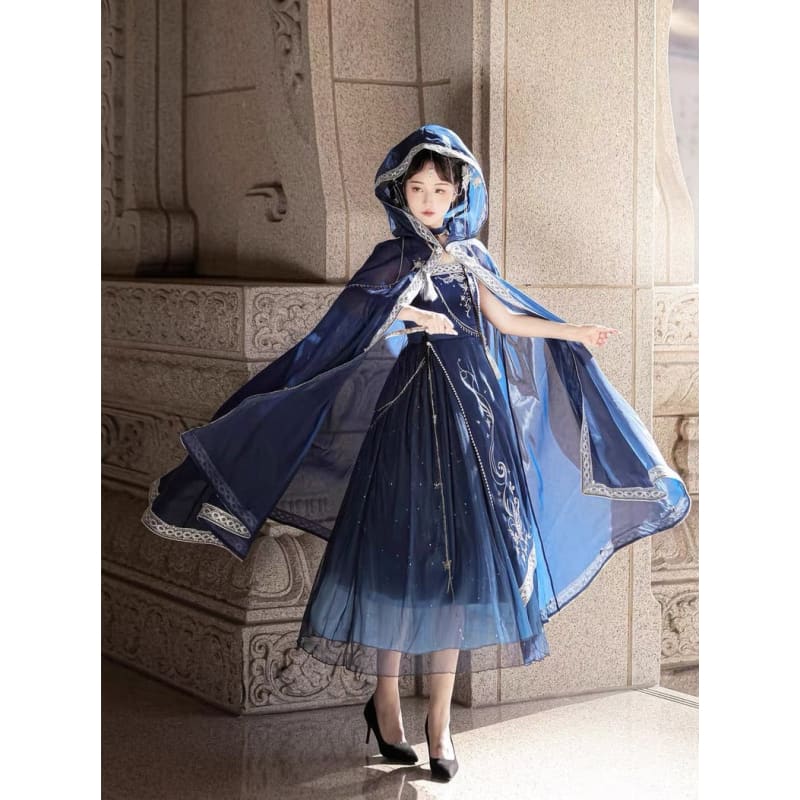 Elegant Starlight Assasin Dress - Modern Hanfu