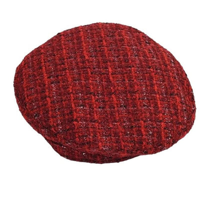 Elegant Tweed Beret - Hats