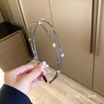 Embellished Alloy Headband (Various Designs) - EM1252