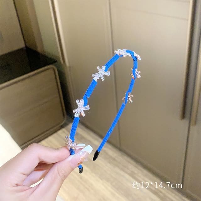 Embellished Alloy Headband (Various Designs) - G2935 - Blue