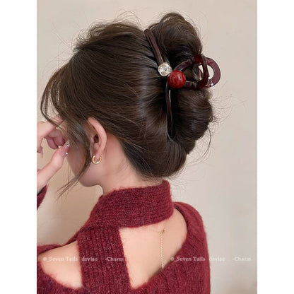 Embellished Plastic Hair Clamp (Various Designs)