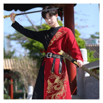 Embroidered Hanfu Costume / Belt / Set