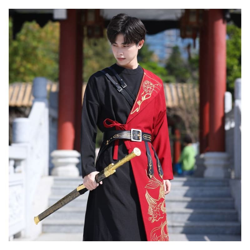 Embroidered Hanfu Costume / Belt / Set