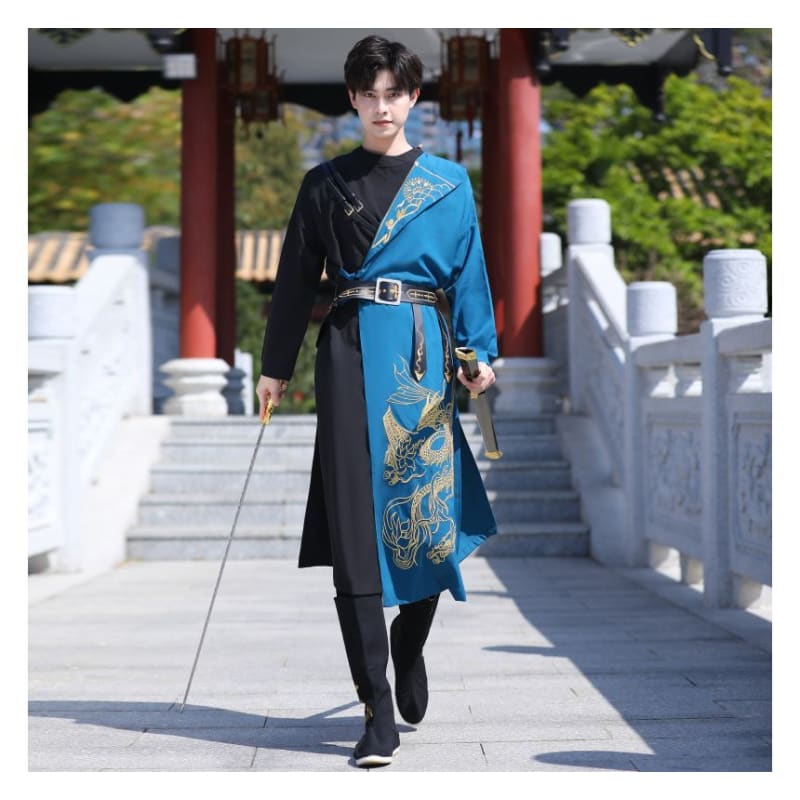 Embroidered Hanfu Costume / Belt / Set