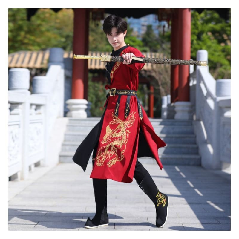 Embroidered Hanfu Costume / Belt / Set