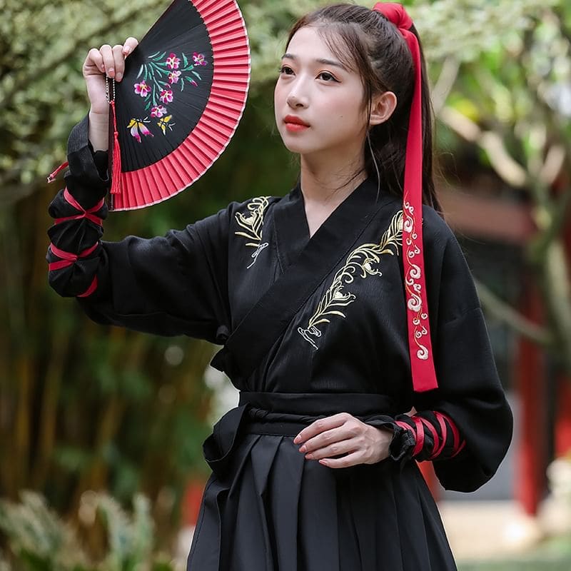 Embroidered Hanfu Hair Tie