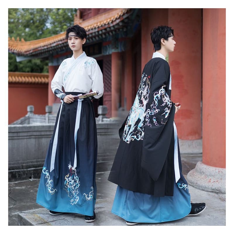 Embroidered Hanfu Robe / Long