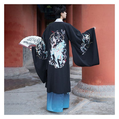 Embroidered Hanfu Robe / Long