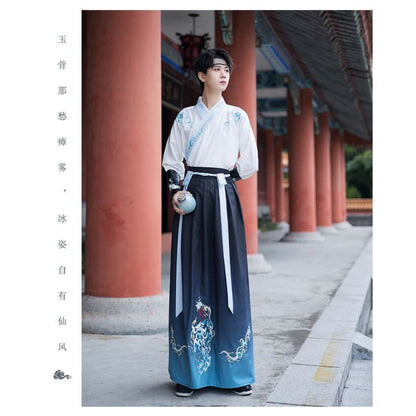 Embroidered Hanfu Robe / Long