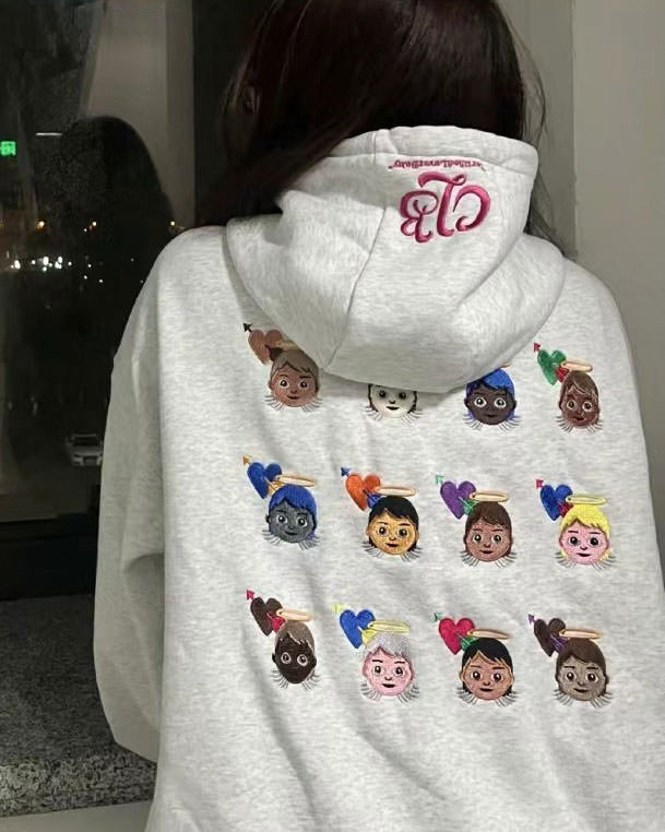 angel-emoji-embroidery-hoodie-for-aesthetic-outfit-boogzel-clothing