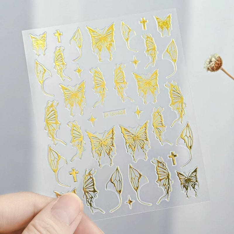 Exquisite Hollowed Butterfly Stickers - Lovesickdoe