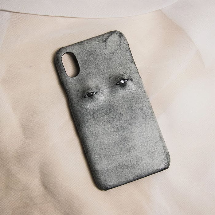 Eyes Leather iPhone Case - IPhone Case