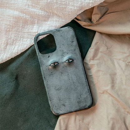 Eyes Leather iPhone Case - IPhone Case