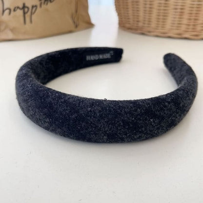 Fabric Headband - Black / One Size