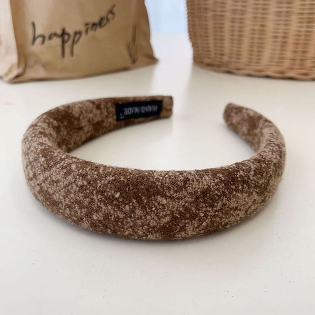 Fabric Headband - Dark Brown / One Size