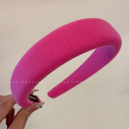 Fabric Headband (Various Designs) - 01 - Light Rose Pink