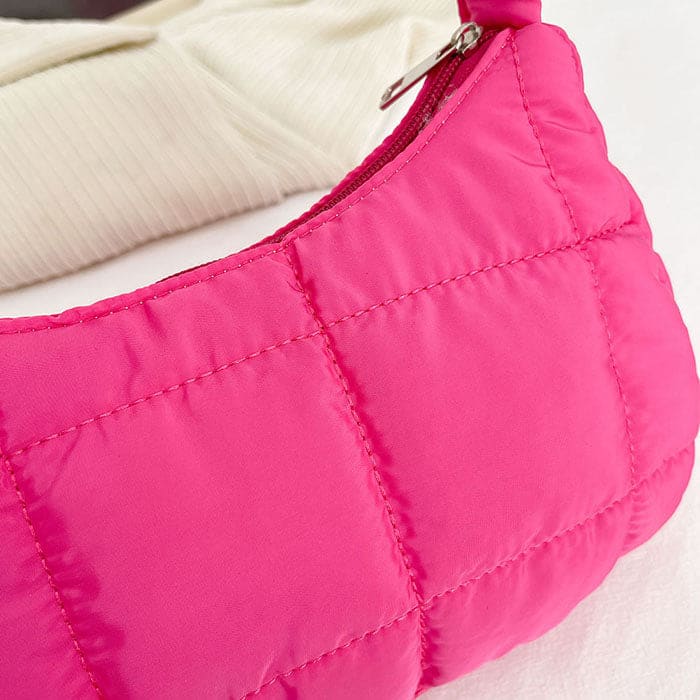 Fancy Puffer Handbag - Bags