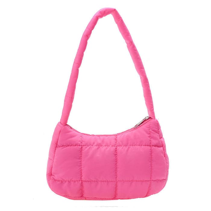 Fancy Puffer Handbag - Standart / Pink - Bags