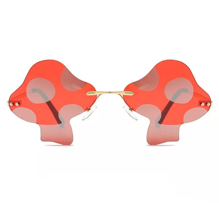 Fantasy Mushroom Sunglasses - Red - Glasses