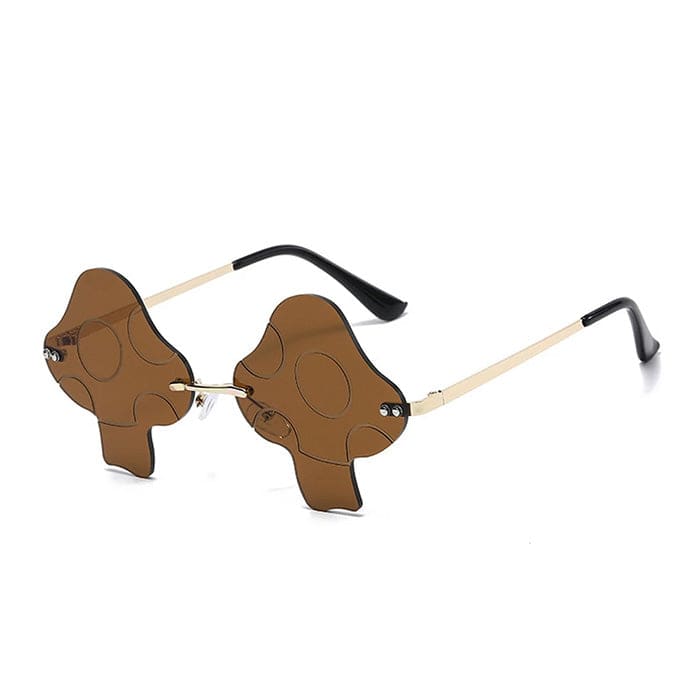 Fantasy Mushroom Sunnies - Brown - Glasses