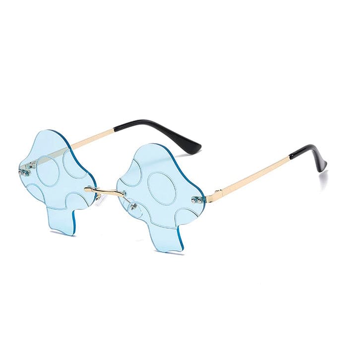 Fantasy Mushroom Sunnies - Light Blue - Glasses