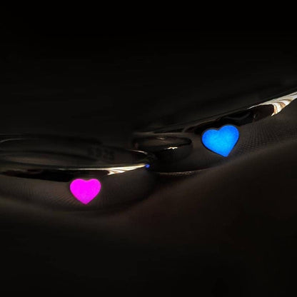 Fashion Glow Heart Ring - ring