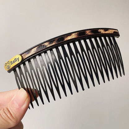 Faux Leather / Acrylic Hair Comb (Various Designs)