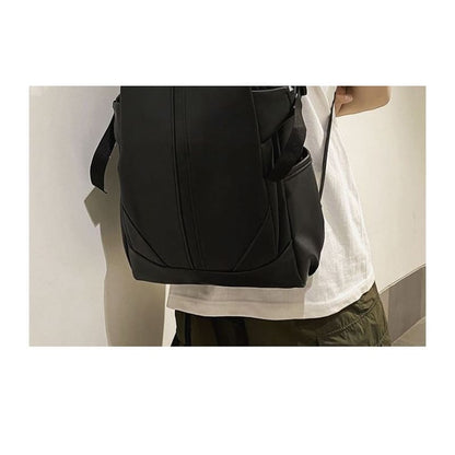 Faux Leather Backpack