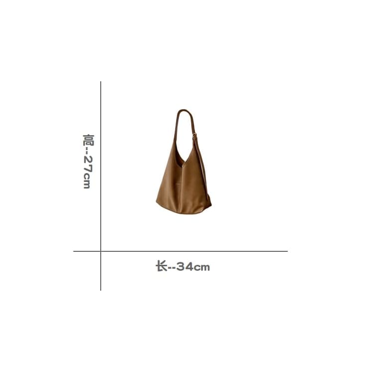 Faux Leather Tote Bag / Pouch / Set