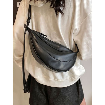 Faux Leather Waist Bag