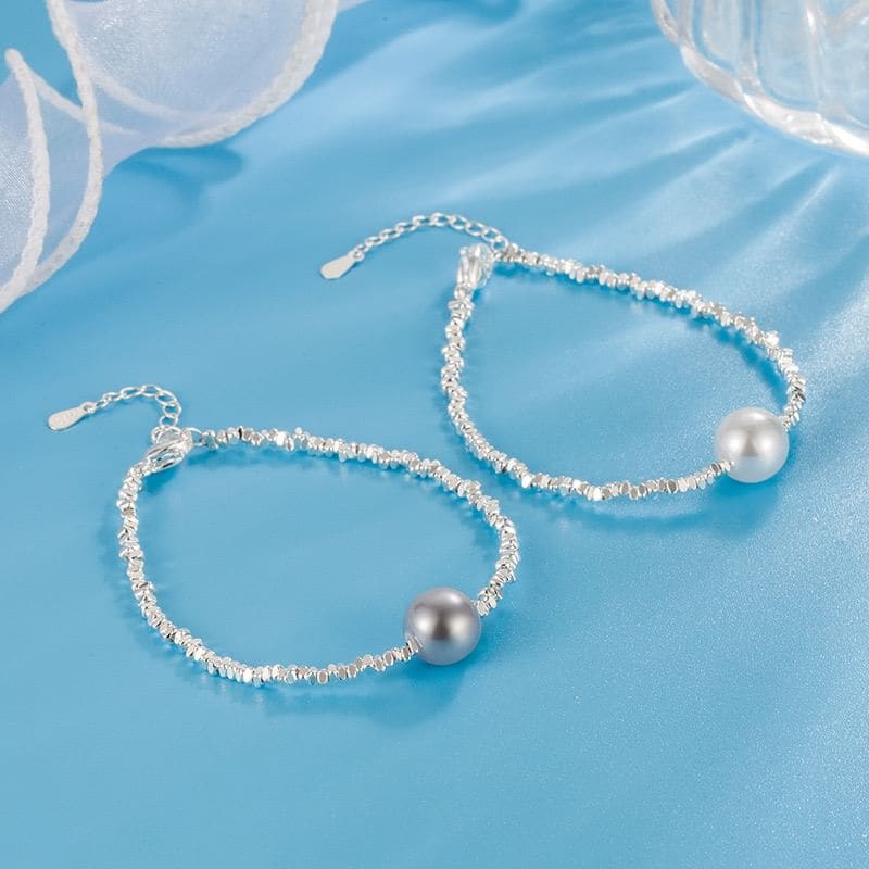 Faux Pearl Alloy Bracelet