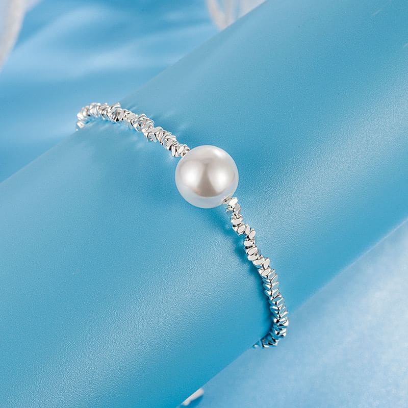 Faux Pearl Alloy Bracelet