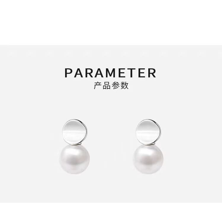 Faux Pearl Alloy Drop Earring