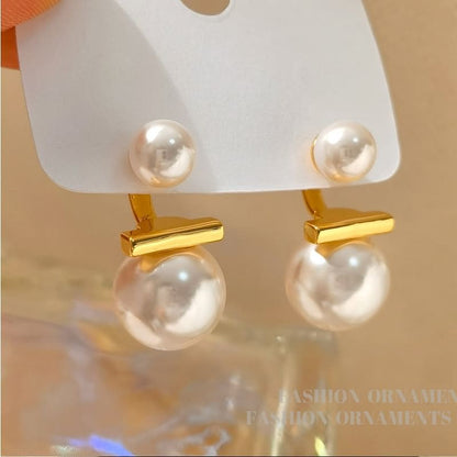 Faux Pearl Alloy Ear Jacket