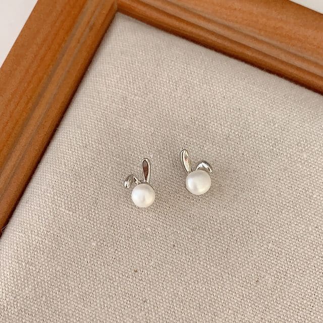 Faux Pearl Alloy Earring (various designs) - 1 Pair