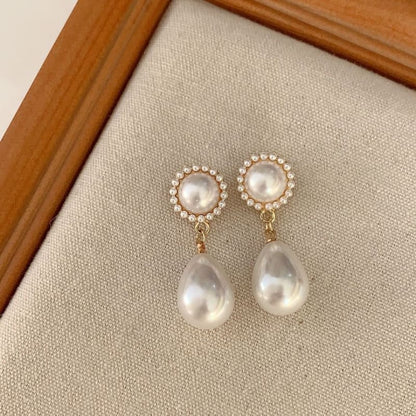 Faux Pearl Alloy Earring (various designs)