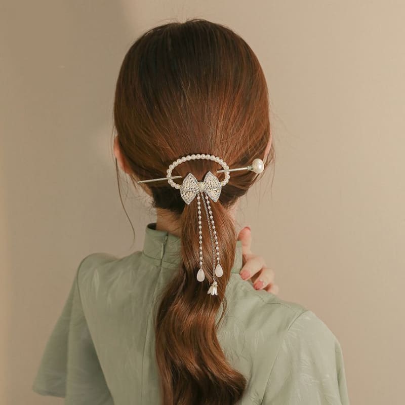 Faux Pearl Alloy Hair Stick (various designs)