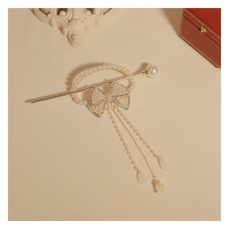 Faux Pearl Alloy Hair Stick (various designs)