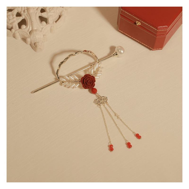 Faux Pearl Alloy Hair Stick (various designs)