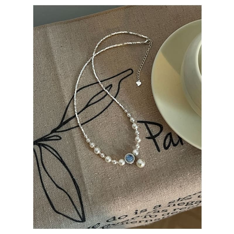 Faux Pearl Beaded Necklace / Bracelet